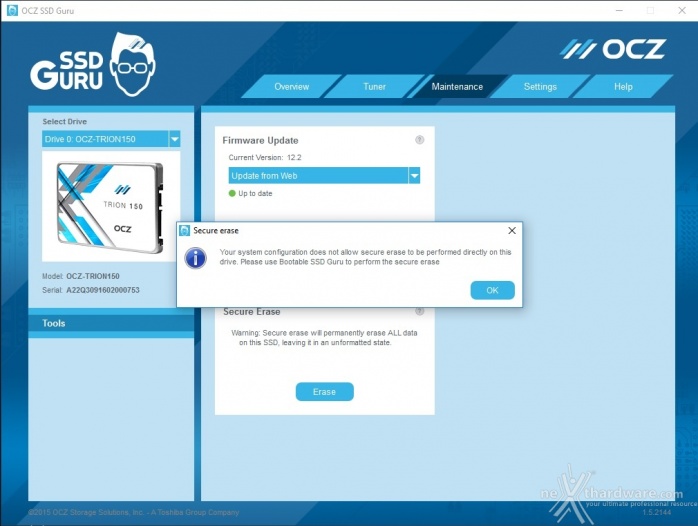 OCZ Trion 150 240GB & 480GB 3. Firmware - TRIM - SSD Guru 10