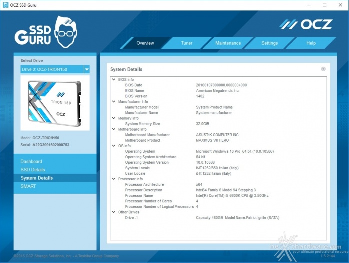 OCZ Trion 150 240GB & 480GB 3. Firmware - TRIM - SSD Guru 6