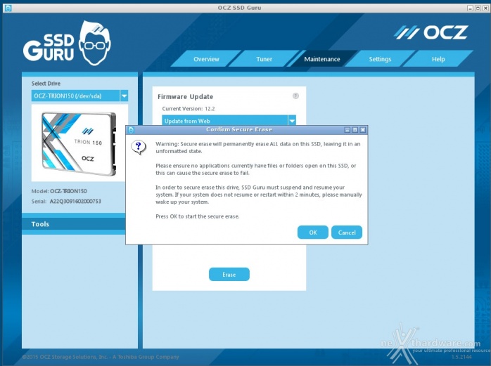 OCZ Trion 150 240GB & 480GB 3. Firmware - TRIM - SSD Guru 15