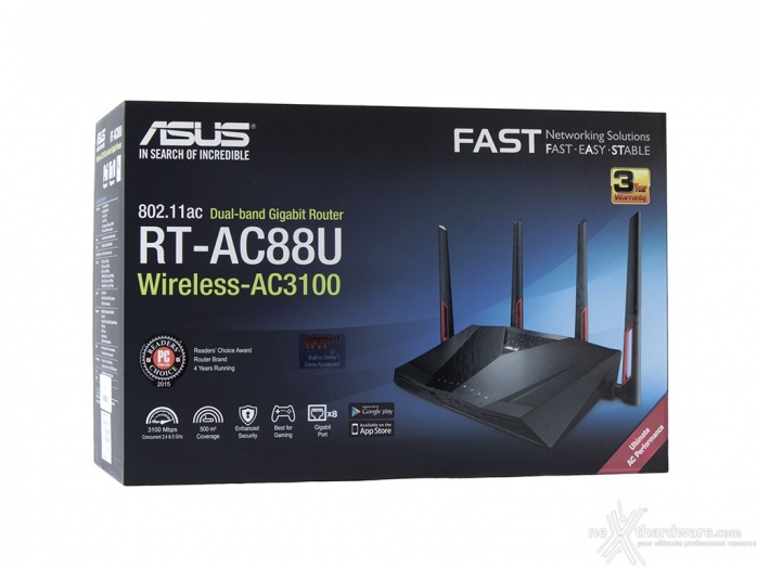 ASUS RT-AC88U 1. Presentazione & Unboxing 3