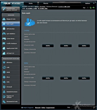 ASUS RT-AC88U 3. Interfaccia grafica - Menu generale 13