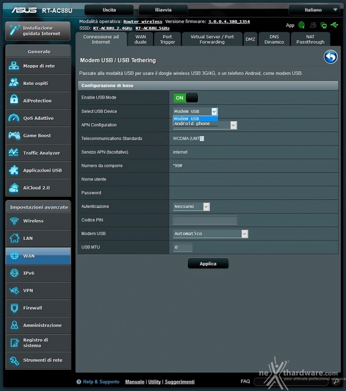 ASUS RT-AC88U 5. Applicazioni USB & AiCloud 7