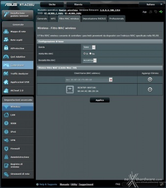 ASUS RT-AC88U 4. Interfaccia grafica - Impostazioni avanzate 3