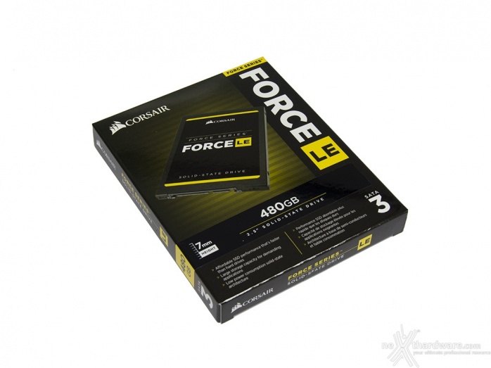 Corsair Force LE 480GB 1. Packaging & Bundle 1