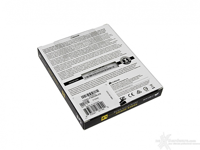 Corsair Force LE 480GB 1. Packaging & Bundle 2