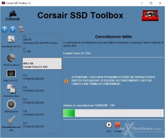 Corsair Force LE 480GB 3. Firmware -TRIM - SSD Toolbox 6