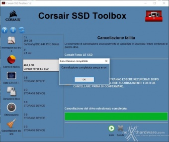 Corsair Force LE 480GB 3. Firmware -TRIM - SSD Toolbox 7