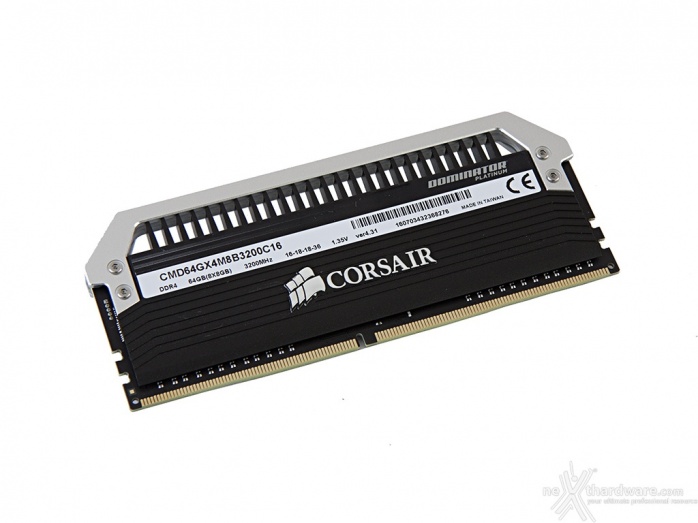 Corsair Dominator Platinum DDR4 3200MHz 64GB 3. Presentazione delle memorie 3