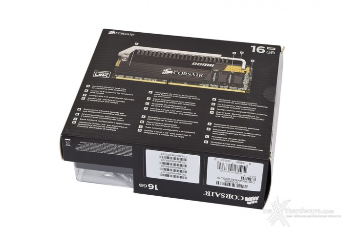 Corsair Dominator Platinum DDR4 3600MHz 16GB 1. Packaging & Bundle 2