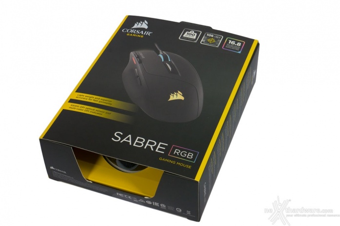 Corsair Sabre RGB 10K 1. Unboxing 1