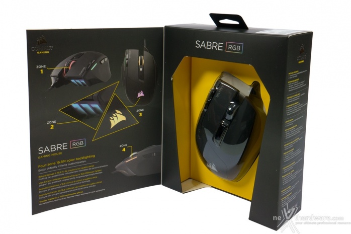 Corsair Sabre RGB 10K 1. Unboxing 2