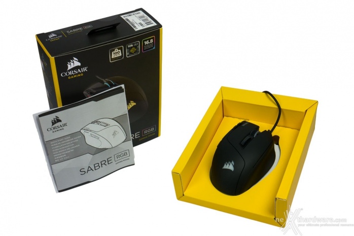 Corsair Sabre RGB 10K 1. Unboxing 3