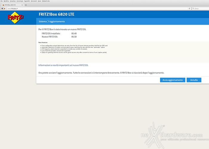 AVM FRITZ!Box 6820 LTE 3. FRITZ!OS - Primo avvio e configurazione  10