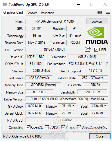 ASUS GeForce GTX 1080 Founders Edition 6. Layout & PCB 1