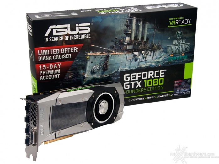 ASUS GeForce GTX 1080 Founders Edition 5. Vista da vicino 1