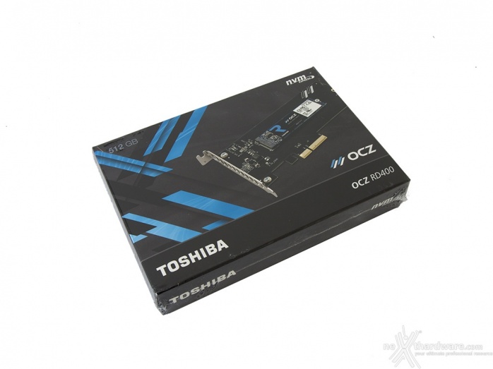 Toshiba OCZ RD400 PCIe NVMe 512GB 1. Visto da vicino 1