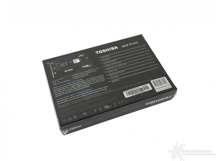 Toshiba OCZ RD400 PCIe NVMe 512GB 1. Visto da vicino 2