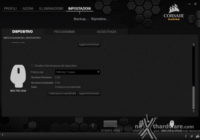 Corsair M65 PRO RGB 3. Corsair Utility Engine 2