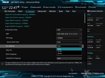 ASUS X99-DELUXE II 9. UEFI BIOS - Ai Tweaker 3