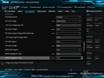 ASUS X99-DELUXE II 9. UEFI BIOS - Ai Tweaker 5