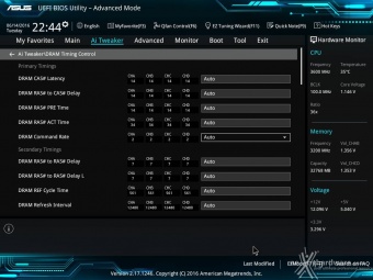 ASUS X99-DELUXE II 9. UEFI BIOS - Ai Tweaker 11