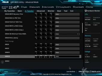 ASUS X99-DELUXE II 9. UEFI BIOS - Ai Tweaker 12