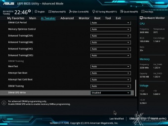 ASUS X99-DELUXE II 9. UEFI BIOS - Ai Tweaker 14