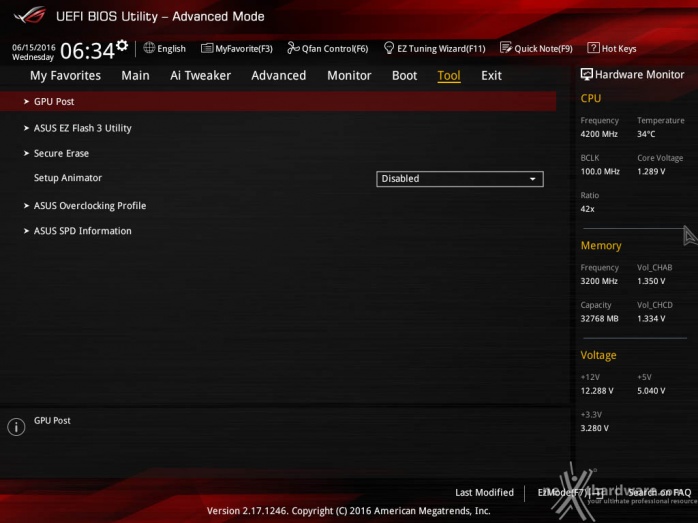 ASUS ROG STRIX X99 GAMING 8. UEFI BIOS  -  Impostazioni generali 16