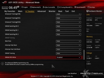ASUS ROG STRIX X99 GAMING 9. UEFI BIOS - Ai Tweaker 18