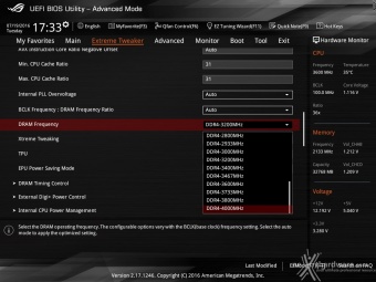 ASUS ROG RAMPAGE V EDITION 10 9. UEFI BIOS - Extreme Tweaker 4