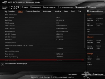 ASUS ROG RAMPAGE V EDITION 10 8. UEFI BIOS  -  Impostazioni generali 2