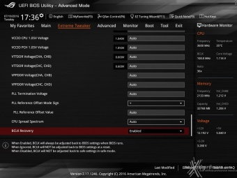 ASUS ROG RAMPAGE V EDITION 10 9. UEFI BIOS - Extreme Tweaker 6