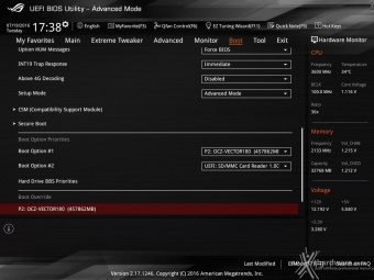 ASUS ROG RAMPAGE V EDITION 10 8. UEFI BIOS  -  Impostazioni generali 14