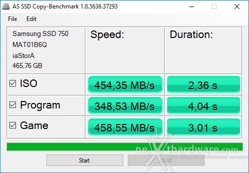 Samsung 750 EVO 500GB 12. AS SSD Benchmark 4