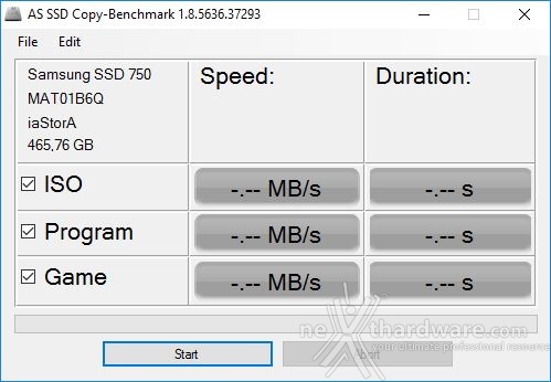 Samsung 750 EVO 500GB 12. AS SSD Benchmark 2