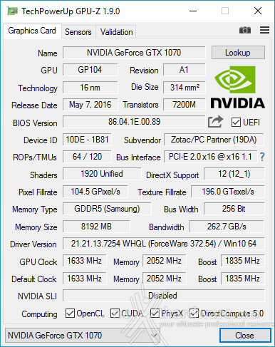 ZOTAC GeForce GTX 1080 & GTX 1070 AMP! Extreme 6. Layout & PCB 1