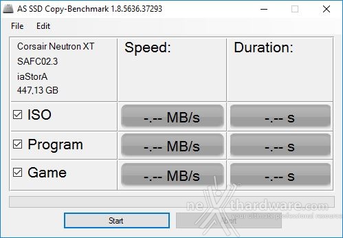 Corsair Neutron XTi 480GB 12. AS SSD Benchmark 2