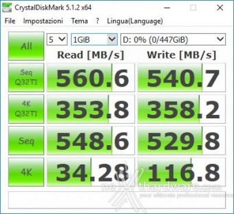 Corsair Neutron XTi 480GB 11. CrystalDiskMark 5.1.2 4