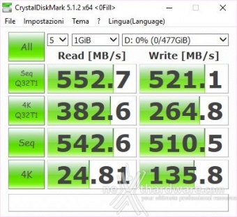 Toshiba OCZ VX500 512GB 11. CrystalDiskMark 5.1.2 3