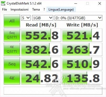 Toshiba OCZ VX500 512GB 11. CrystalDiskMark 5.1.2 4