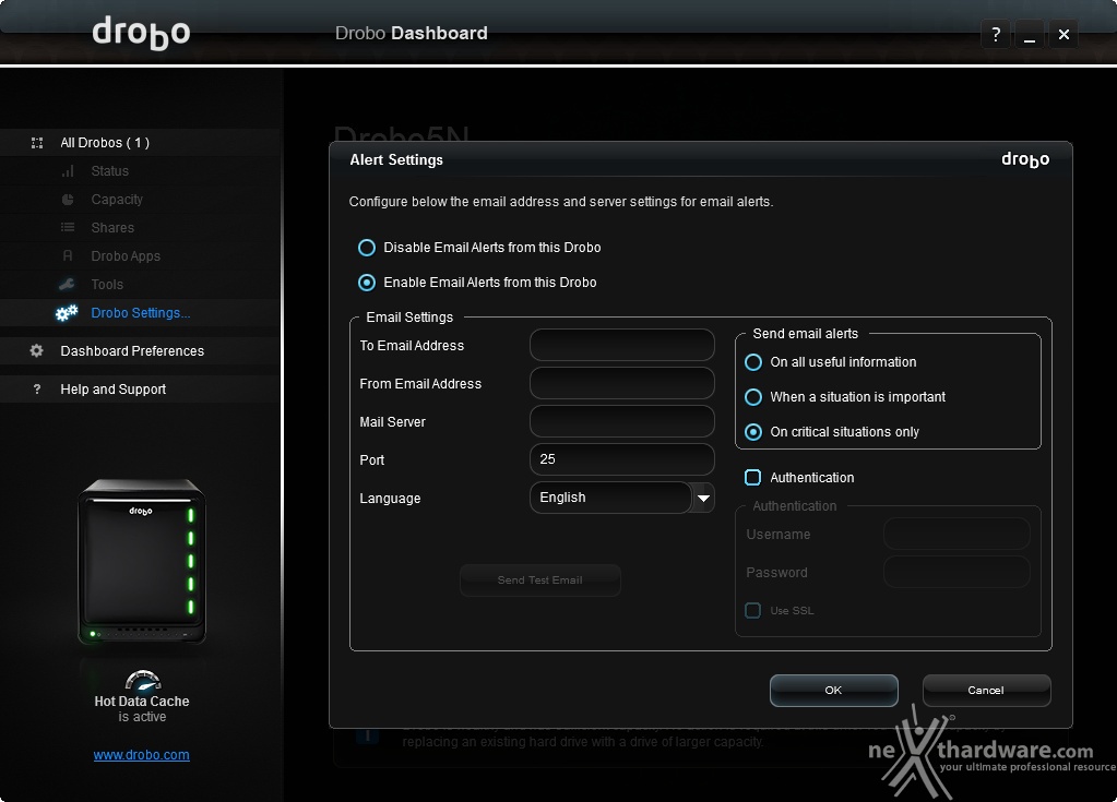 update drobo dashboard