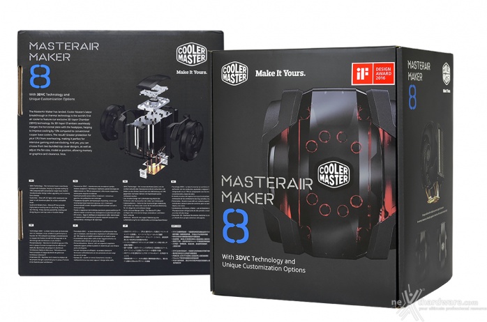Cooler Master MasterAir Maker 8 1. Packaging & Bundle 1
