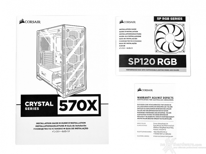 Corsair Crystal 570X RGB 1. Packaging & Bundle 3