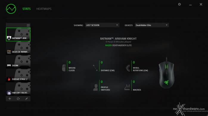 Razer DeathAdder Elite & Gigantus Black Edition 6. Razer STATS & HEATMAPS 3