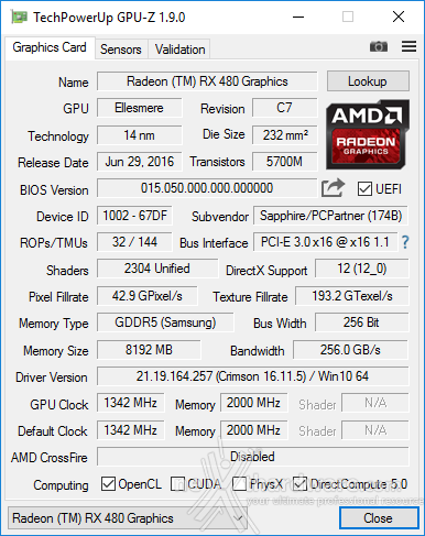 SAPPHIRE NITRO+ RX 480 OC 8GB 4. Layout & PCB 1