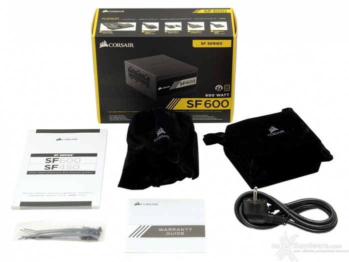 Corsair SF600 1. Packaging & Bundle 4