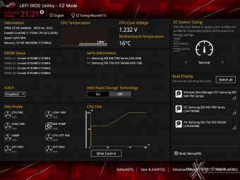 ASUS ROG STRIX Z270E GAMING 7. UEFI BIOS  -  Impostazioni generali 1