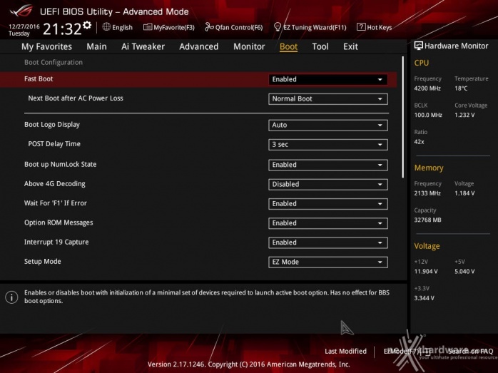 ASUS ROG STRIX Z270E GAMING 7. UEFI BIOS  -  Impostazioni generali 9