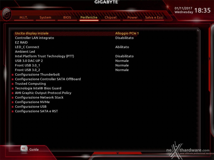 GIGABYTE AORUS GA-Z270X-Gaming 7 7. UEFI BIOS  -  Impostazioni generali 9