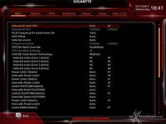 GIGABYTE AORUS GA-Z270X-Gaming 7 8. UEFI BIOS - M.I.T. 4